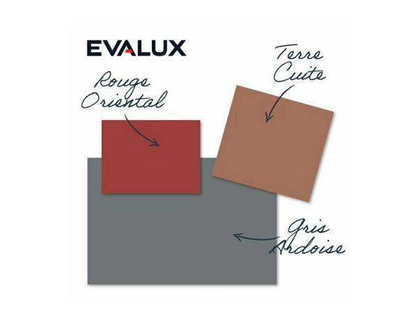 Peinture Gris ardoise 0l75 velours 2en1 - Evalux - Brico Dépôt