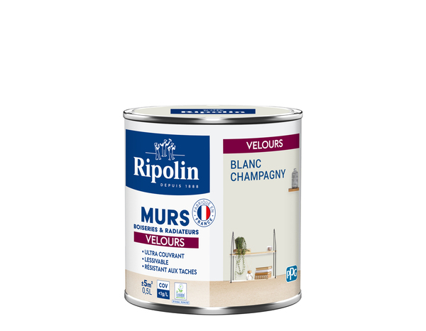 Peinture Champagny 0l5 velours - Ripolin - Brico Dépôt