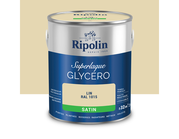 Laque lin 2l satin - Ripolin - Brico Dépôt