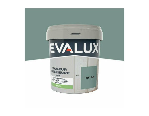 Peinture Vert jade 0l75 satin - Evalux - Brico Dépôt