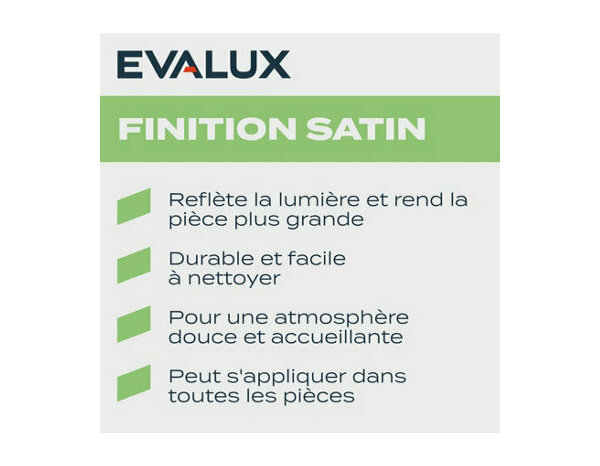 Peinture Bleu canard 0l75 satin - Evalux - Brico Dépôt