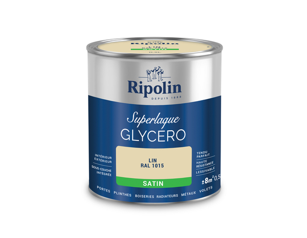 Laque lin 0l5 satin - Ripolin - Brico Dépôt