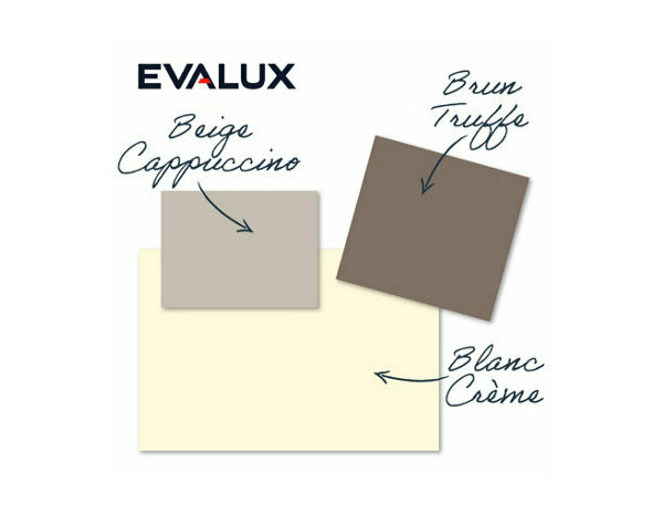 Peinture Blanc creme 2l5 velours 2en1 - Evalux - Brico Dépôt