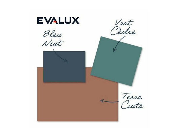 Peinture Bleu nuit 0l75 velours 2en1 - Evalux - Brico Dépôt