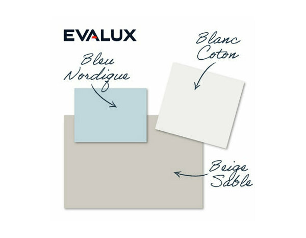 Peinture blanc coton 2l5 velours 2en1 - Evalux - Brico Dépôt
