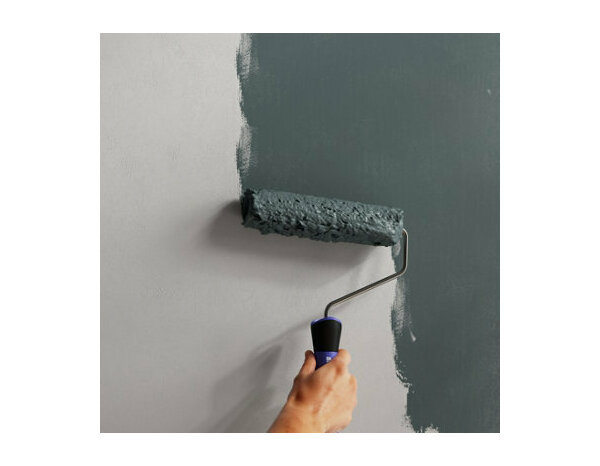 Peinture Gris charbon 0l75 velours 2en1 - Evalux - Brico Dépôt