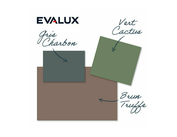 Peinture Gris charbon 0l75 velours 2en1 - Evalux - Brico Dépôt