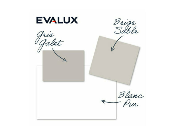 Peinture Blanc pur 0l75 velours 2en1 - Evalux - Brico Dépôt