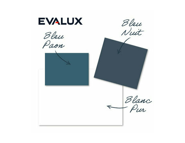 Peinture Bleu paon 0l75 satin c&b - Evalux - Brico Dépôt