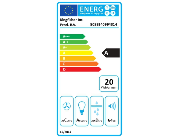 Hotte de cuisine tiroir blanc - 60 cm - Brico Dépôt