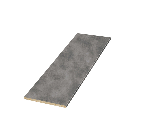 Plan de travail stratifié effet béton ciré -  180 cm; 28 mm - Brico Dépôt