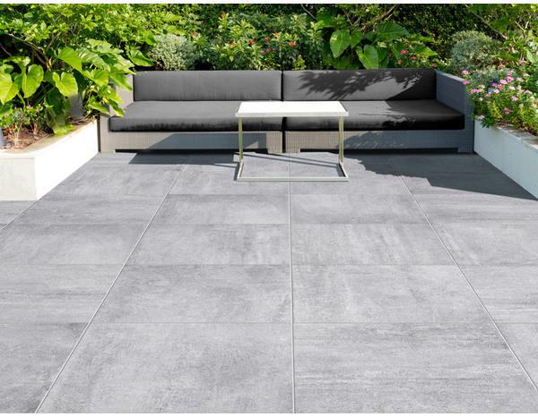 Dalle gris 60 x 60 cm x Ep. 20 mm - Brico Dépôt