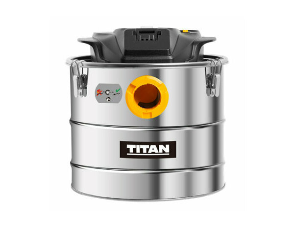 Aspirateur vide cendre 18V 15L avec filtre cartouche et pré-filtre - Titan - Brico Dépôt