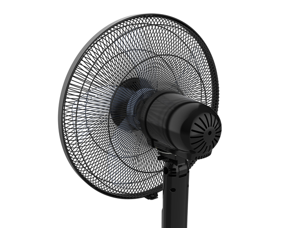 Ventilateur sur pied noir 40 cm - Brico Dépôt