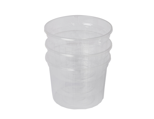 Lot de 3 seaux à peinture blanc 2L  - Brico Dépôt
