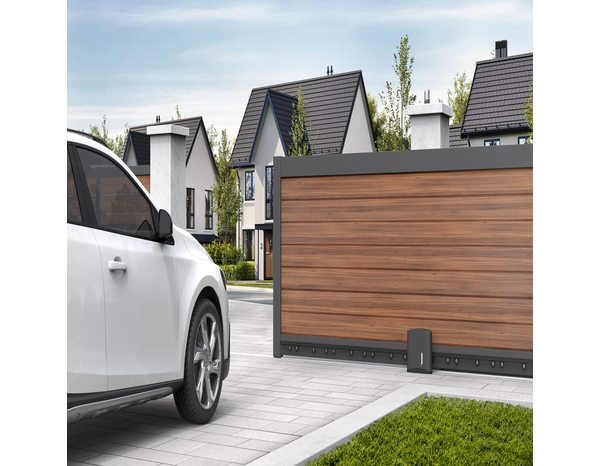 Kit de motorisation à crémaillère pour portail coulissant "Zenia 220 T2" - Avidsen - Brico Dépôt