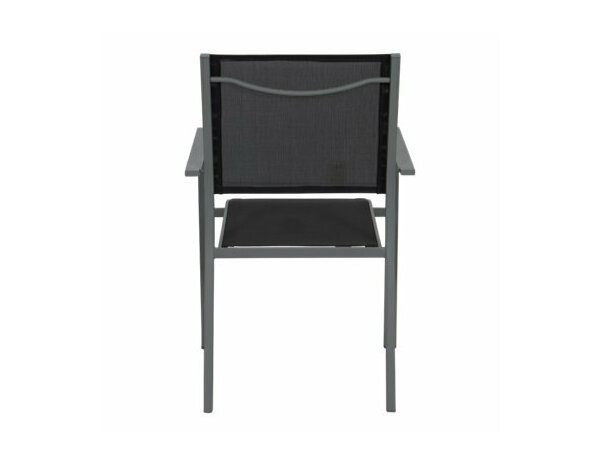 Fauteuil acier / textile gris "KERICA" - L. 56 x l. 60,9 x H. 89 cm - Marque BLOOMA - Brico Dépôt