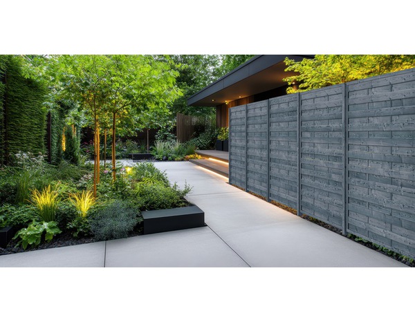 Panneau en pin anthracite - H. 180 x L. 180 cm. Ép. 2,5 cm. - Brico Dépôt