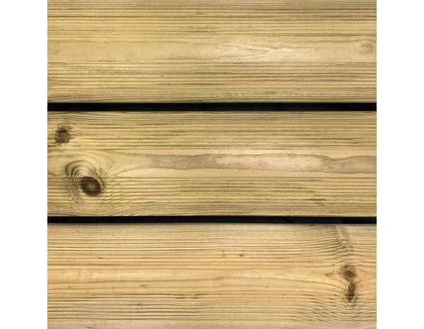 Lame de terrasse en pin vert - 21X120X3000 mm - Brico Dépôt