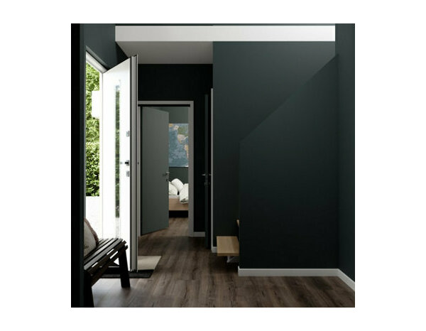 Peinture Gris charbon 0l75 velours 2en1 - Evalux - Brico Dépôt