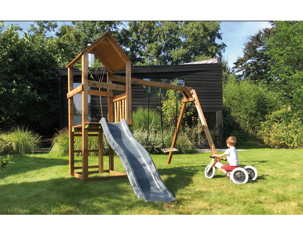 Aire de jeux en bois "NOUMEA" - L. 273 x l. 313 x H. 236 cm - Brico Dépôt