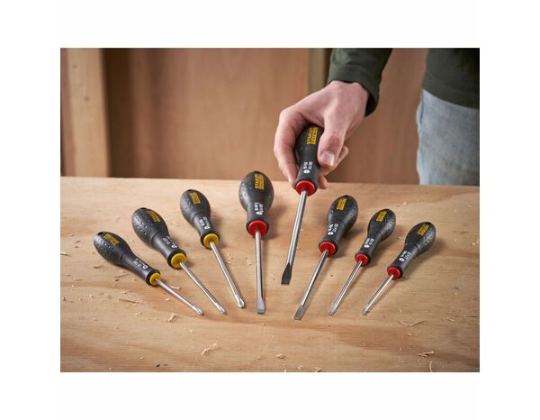 Lot de 8 tournevis stanley fatmax - Stanley Fatmax - Brico Dépôt