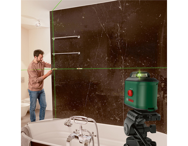 Laser Lignes UNIVERSALLEVEL 360 – Alignement 360°, Lignes haute Visibilité - Bosch - Brico Dépôt