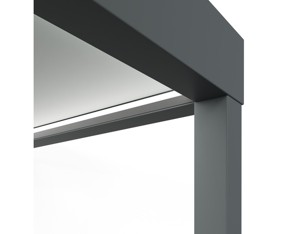 Marquise Led aluminium 120x90x245 cm - Brico Dépôt