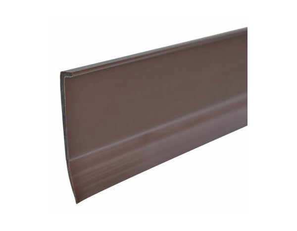 Bas de porte adhesif en pvc caoutchouc marron 1m - Brenner - Brico Dépôt