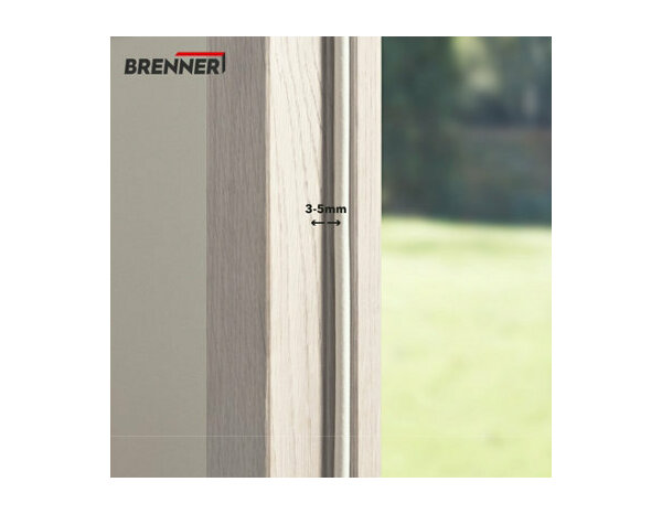 Joint adhesif "profil p" blanc 12m - Brenner - Brico Dépôt