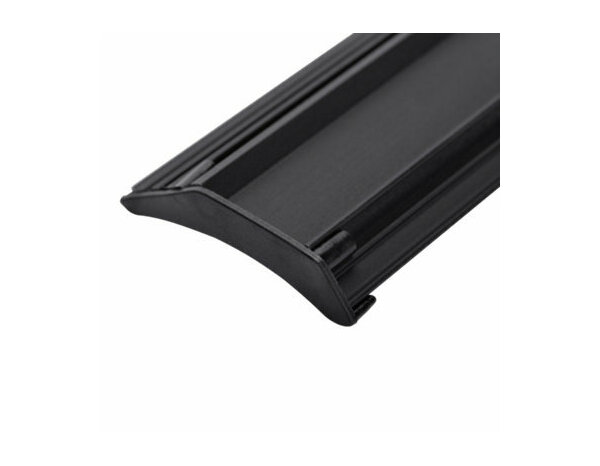 Bas de porte deflecteur de pluie noir 1m - Brenner - Brico Dépôt