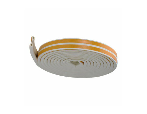 Joint adhesif en EPDM "profil p" porte et fenêtre blanc 6m - Brenner - Brico Dépôt