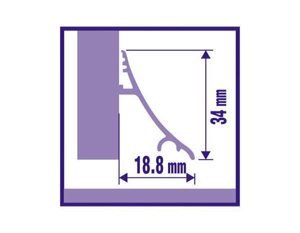 Bas de porte deflecteur de pluie noir 1m - Brenner - Brico Dépôt