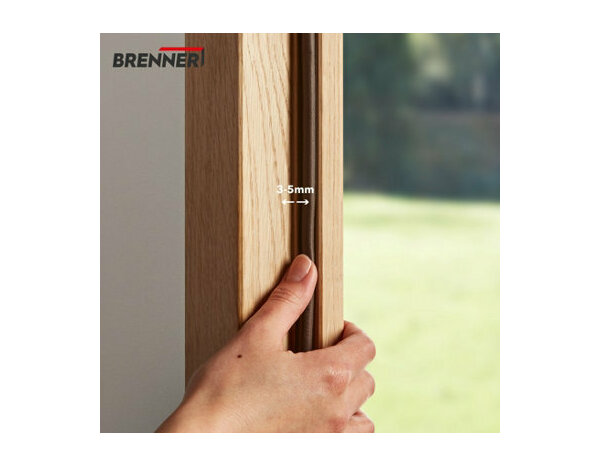 Joint adhesif "profil p" pour porte et fenêtre marron 6m - Brenner - Brico Dépôt