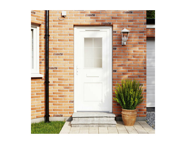 Bas de porte adhesif en pvc et caoutchouc blanc 1m - Brenner - Brico Dépôt