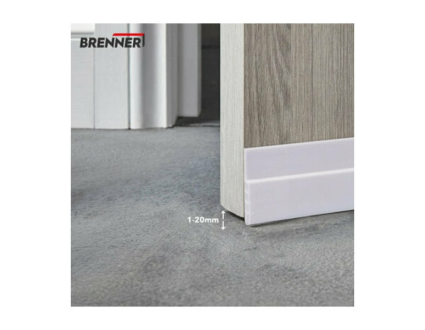 Joints de calfeutrage 1m adhesive blanc - Brenner - Brico Dépôt