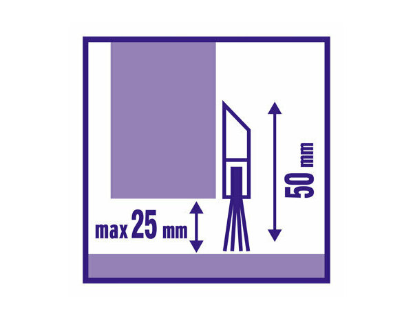 Bas de porte brosse en pvc transparent 1m - Brenner - Brico Dépôt