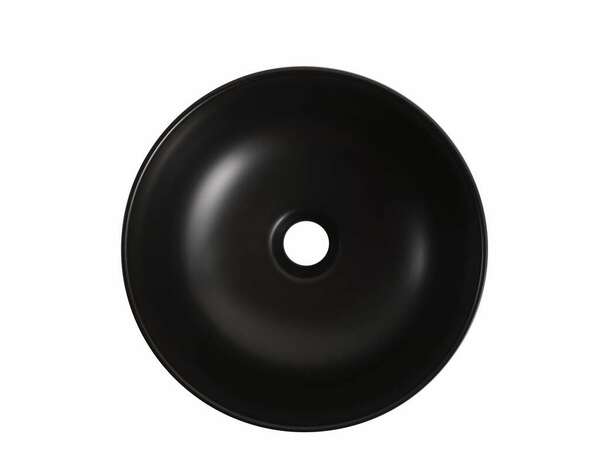 Vasque à poser céramique ronde noir mat HALVINA - Diam. 33 cm hauteur 14 cm - Cooke and Lewis - Brico Dépôt