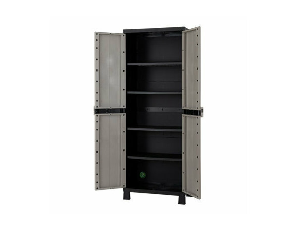 Armoire haute en résine gris 173X65X37 cm "LIANE" - Cooke and Lewis - Brico Dépôt