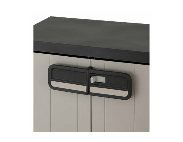 Armoire basse en résine gris 93X65X38 cm "LIANE" - Cooke and Lewis - Brico Dépôt