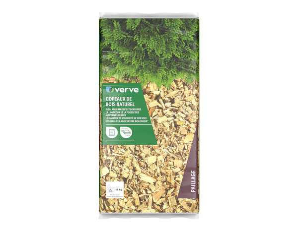 Copeaux de bois naturel, Ep. 50 cm - 70L - Brico Dépôt