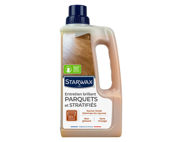 Entretien brillant parquets et sol stratifiés 1l - Brico Dépôt
