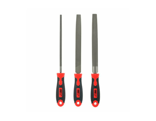 Lot de 3 limes double faces pour acier et matériaux durs - Forge steel - Brico Dépôt