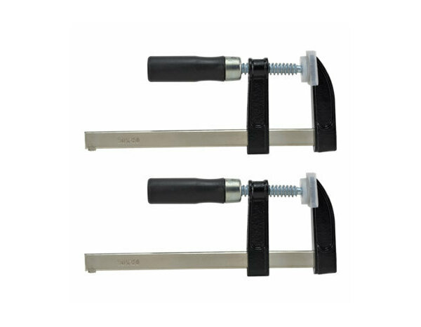 Lot 2 Serre-joints a visser 150x50mm - Forge steel - Brico Dépôt