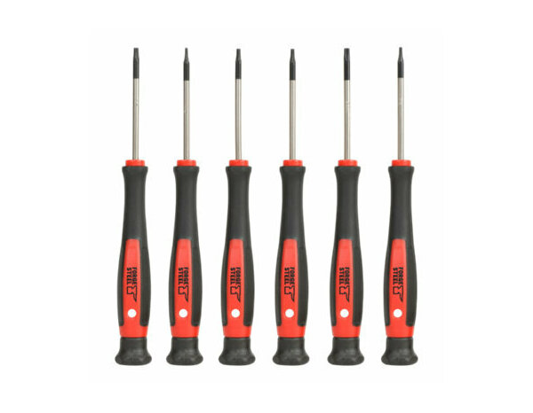 Lot de 6 tournevis precision - Forge steel - Brico Dépôt