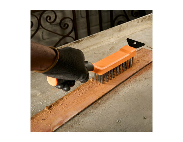 Brosse metallique + racloir - 29 cm - MAGNUSSON - Brico Dépôt