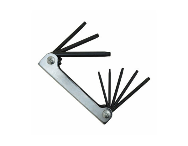 Jeu de 8 cles torx en acier au carbone - Forge steel - Brico Dépôt