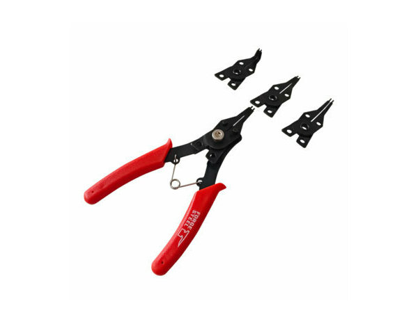 Pince circlips 4 tetes - Forge steel - Brico Dépôt