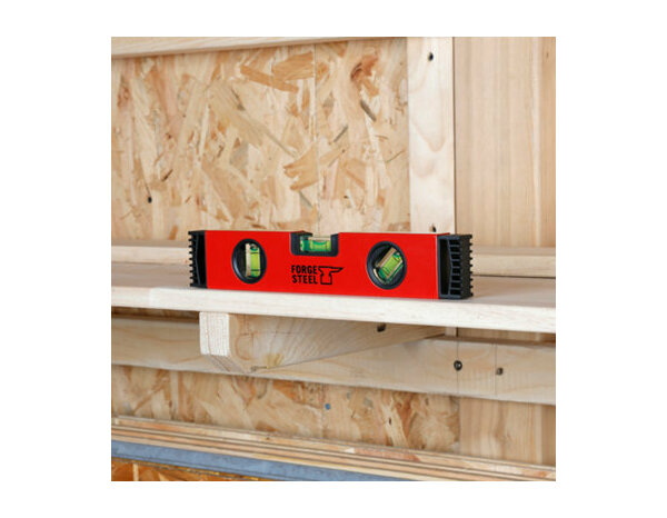 Niveau bulle 230mm en aluminium - Forge steel - Brico Dépôt