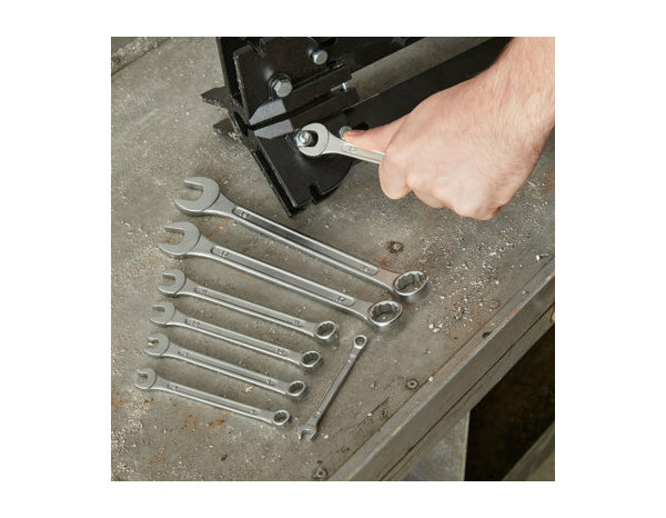 Lot de 8 cles mixtes - Forge steel - Brico Dépôt